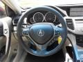 Taupe 2012 Acura TSX Technology Sport Wagon Steering Wheel