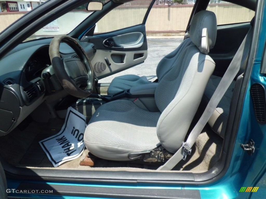1997 Cavalier Coupe - Green Metallic / Light Gray photo #43