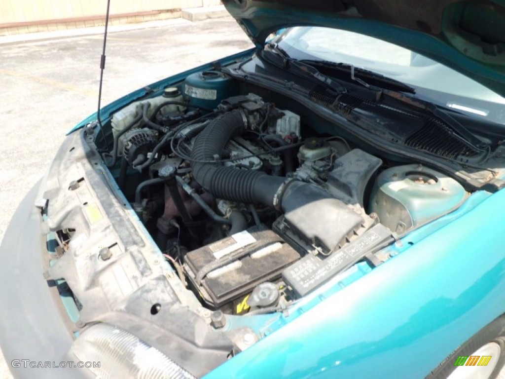 1997 Cavalier Coupe - Green Metallic / Light Gray photo #52