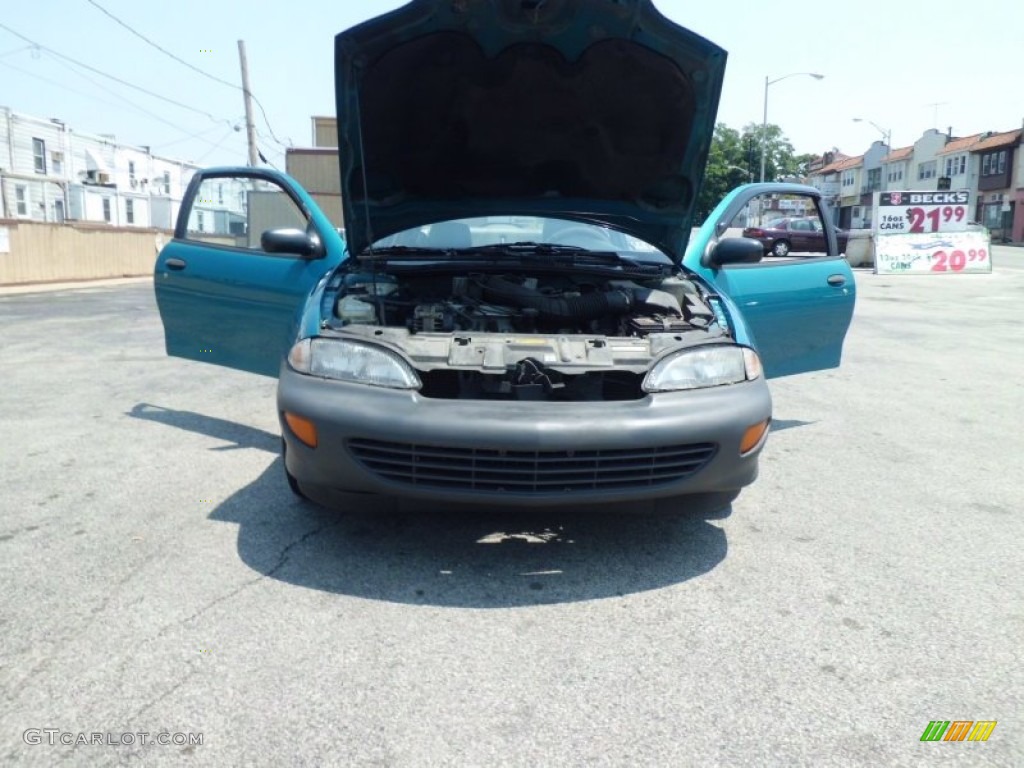 1997 Cavalier Coupe - Green Metallic / Light Gray photo #54