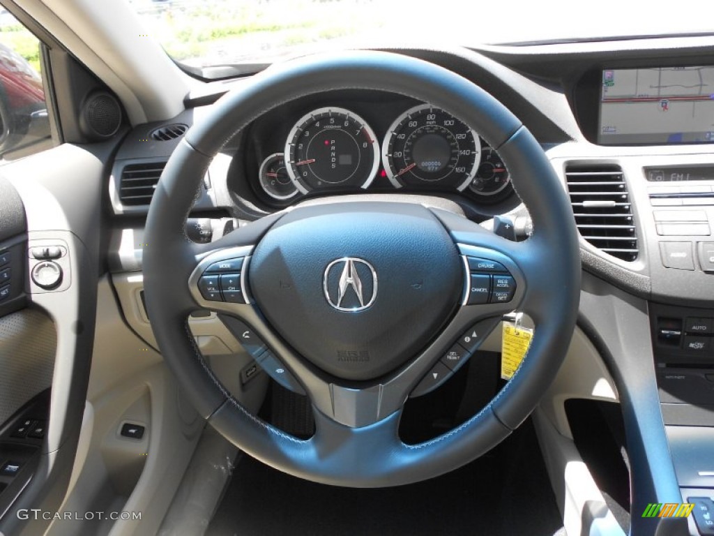 2012 Acura TSX Technology Sport Wagon Steering Wheel Photos