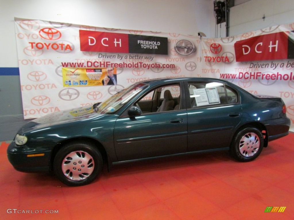 1998 Malibu Sedan - Dark Jade Green Metallic / Medum Gray photo #4