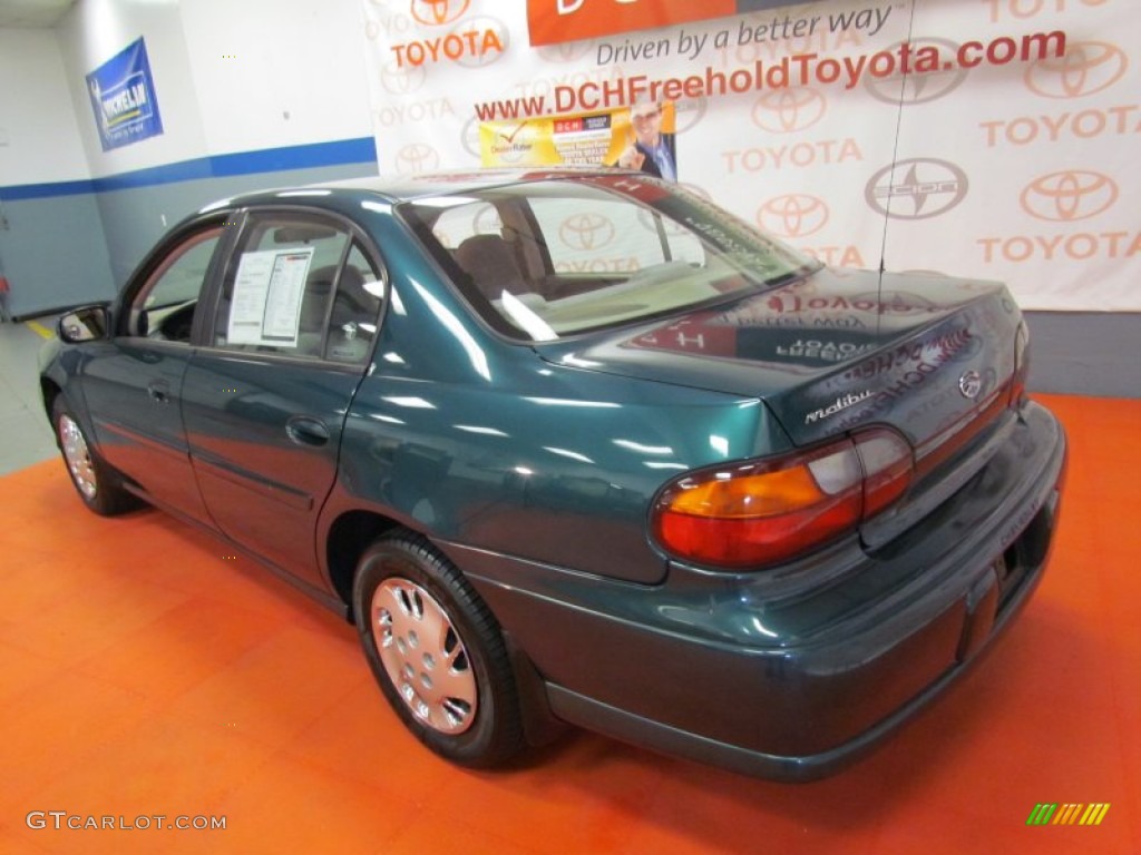 1998 Malibu Sedan - Dark Jade Green Metallic / Medum Gray photo #6