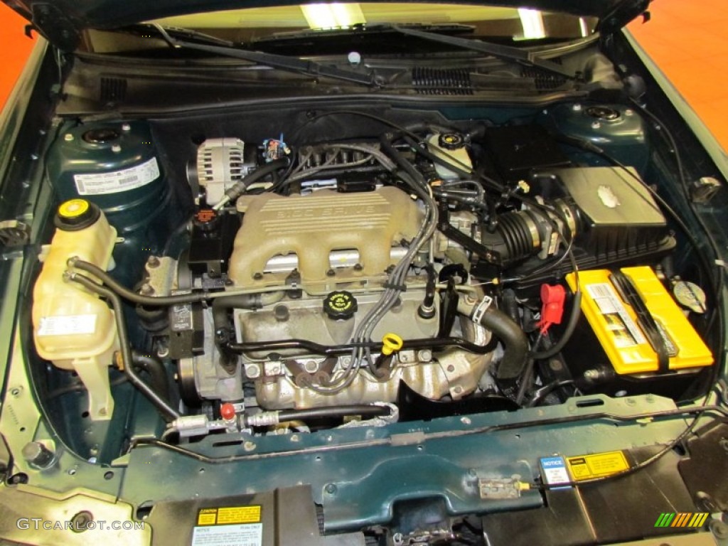 1998 Malibu Sedan - Dark Jade Green Metallic / Medum Gray photo #28