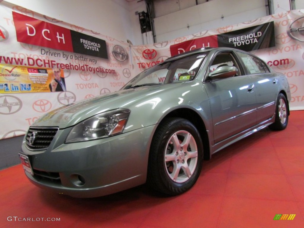 2005 Altima 2.5 SL - Mystic Emerald Green / Frost Gray photo #1