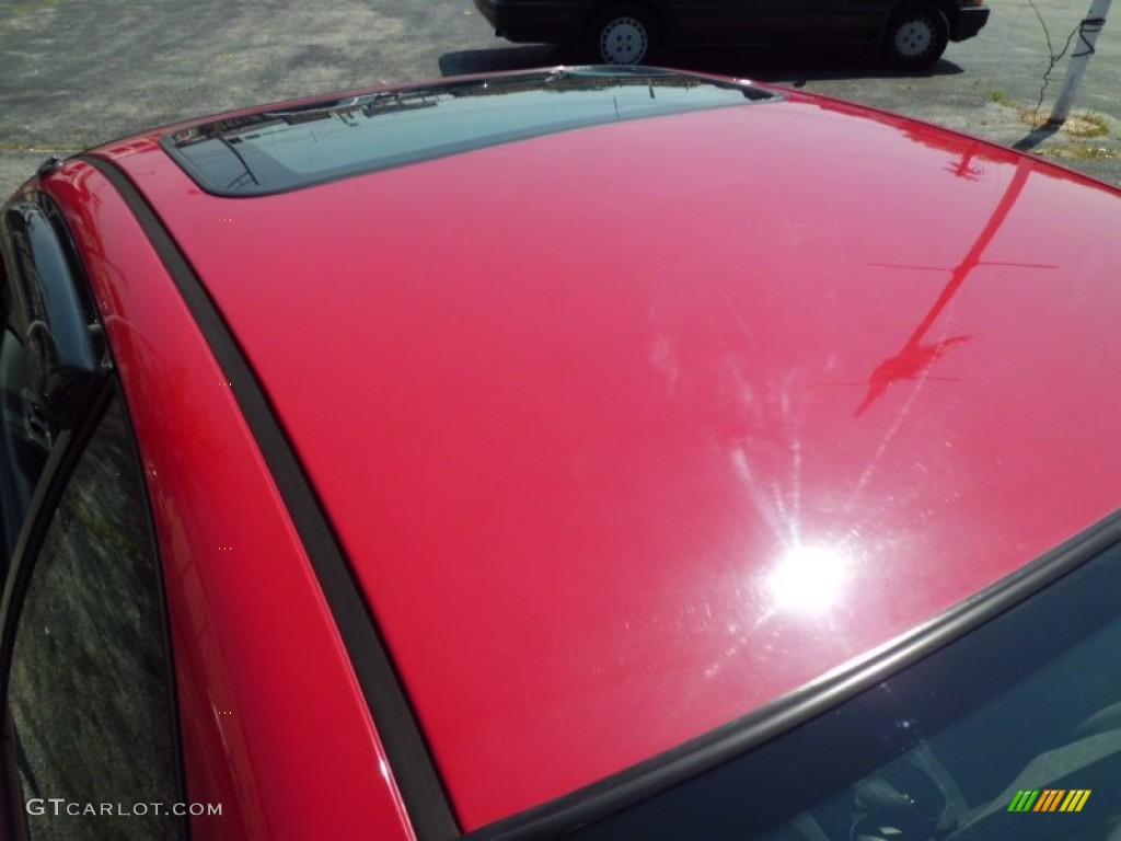 2000 Civic EX Coupe - Milano Red / Dark Gray photo #17