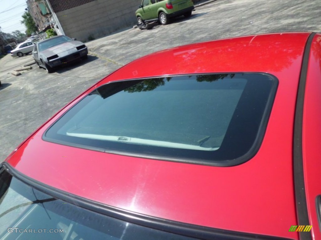 2000 Civic EX Coupe - Milano Red / Dark Gray photo #18
