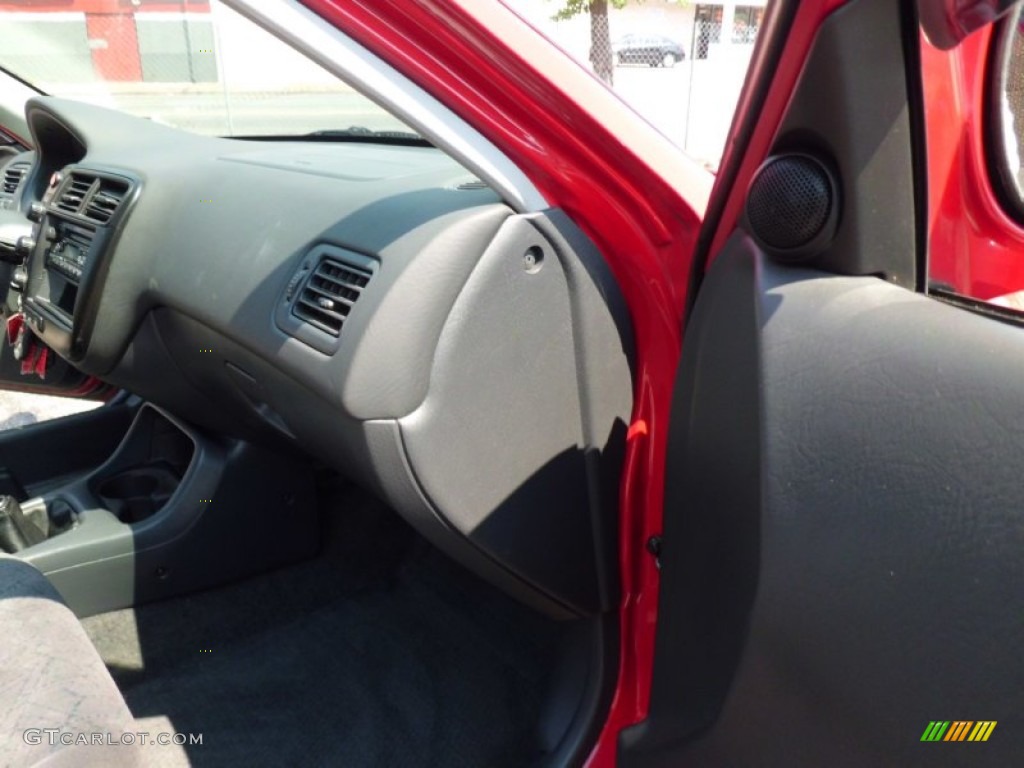 2000 Civic EX Coupe - Milano Red / Dark Gray photo #42