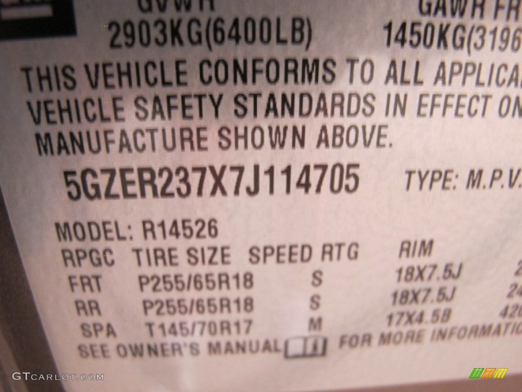 2007 Outlook XR - Cocoa Brown / Tan photo #44