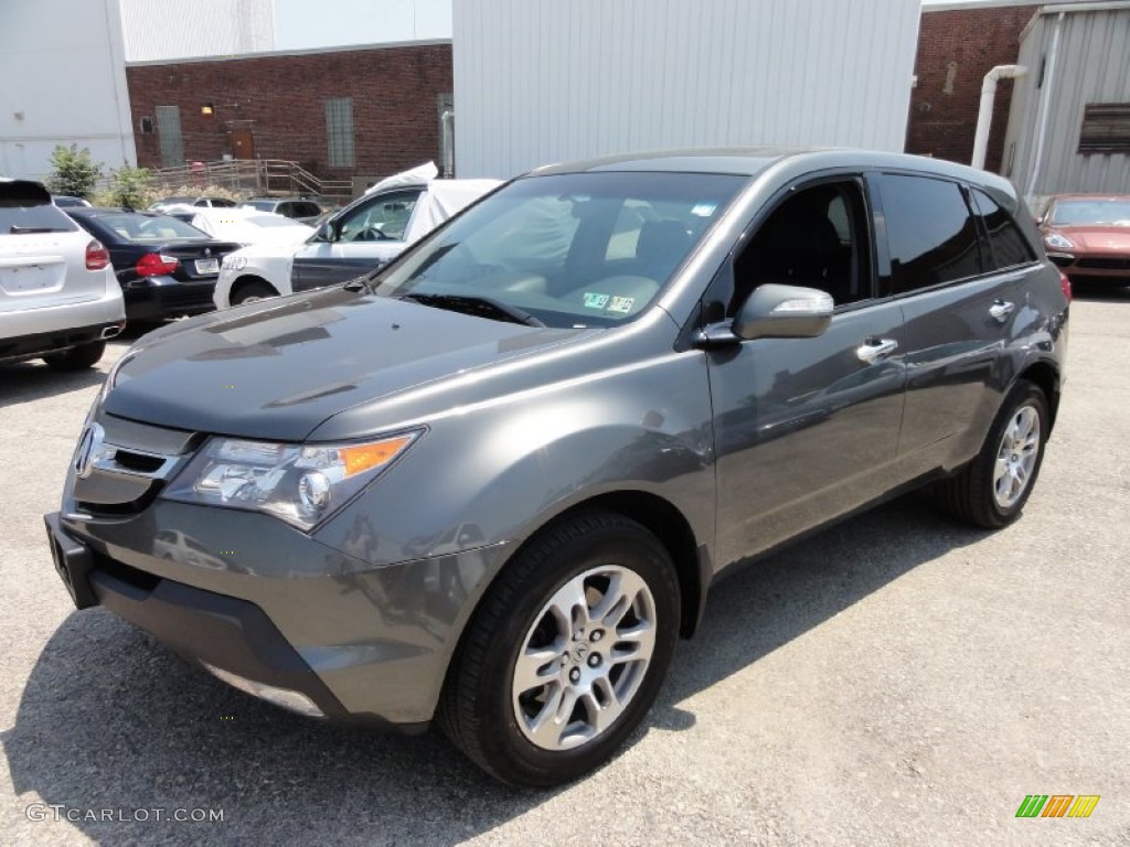 2007 MDX Technology - Nimbus Gray Metallic / Ebony photo #2