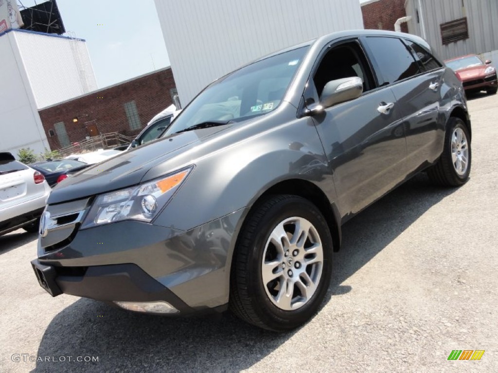 2007 MDX Technology - Nimbus Gray Metallic / Ebony photo #3
