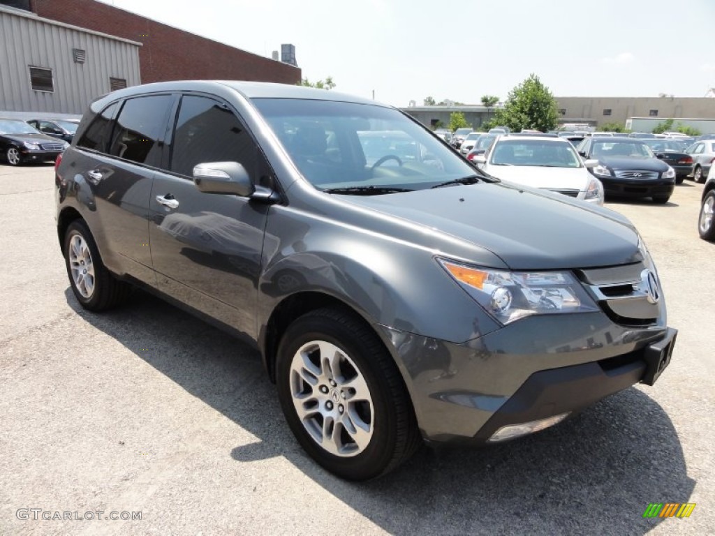 2007 MDX Technology - Nimbus Gray Metallic / Ebony photo #5