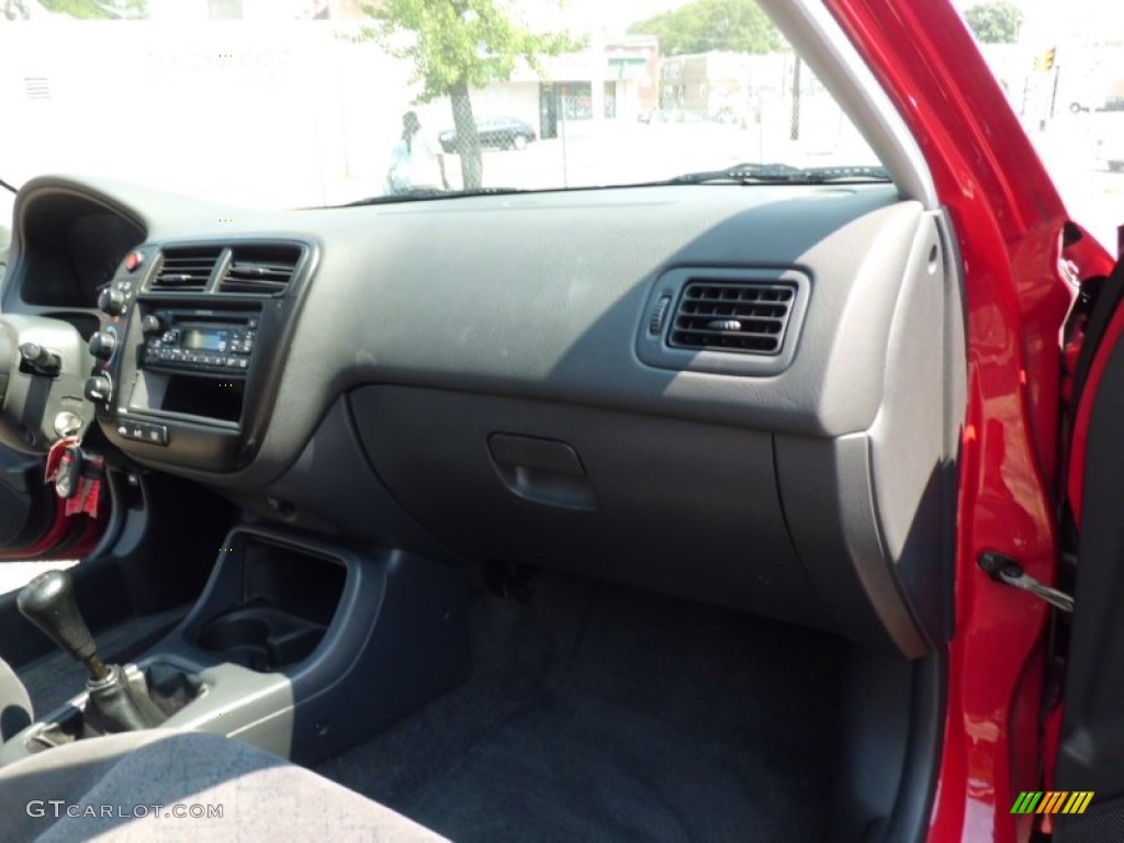 2000 Civic EX Coupe - Milano Red / Dark Gray photo #44