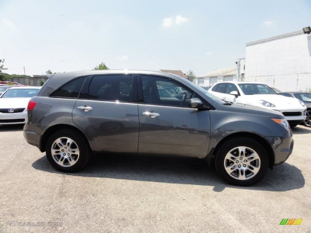 2007 MDX Technology - Nimbus Gray Metallic / Ebony photo #8