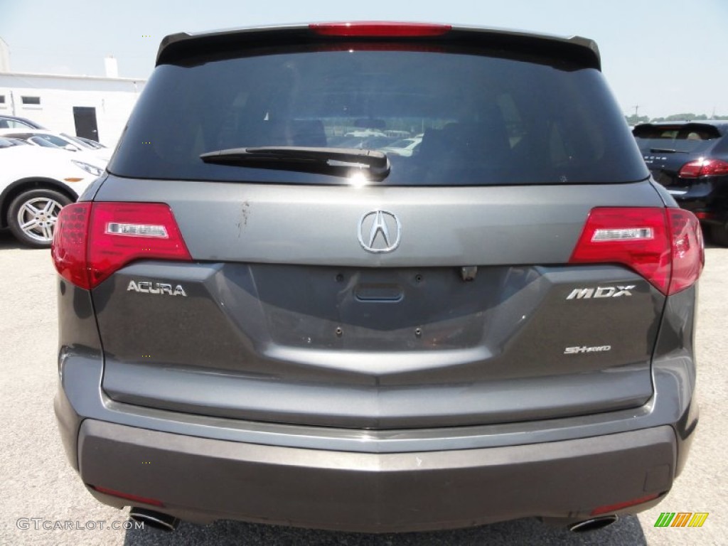 2007 MDX Technology - Nimbus Gray Metallic / Ebony photo #10