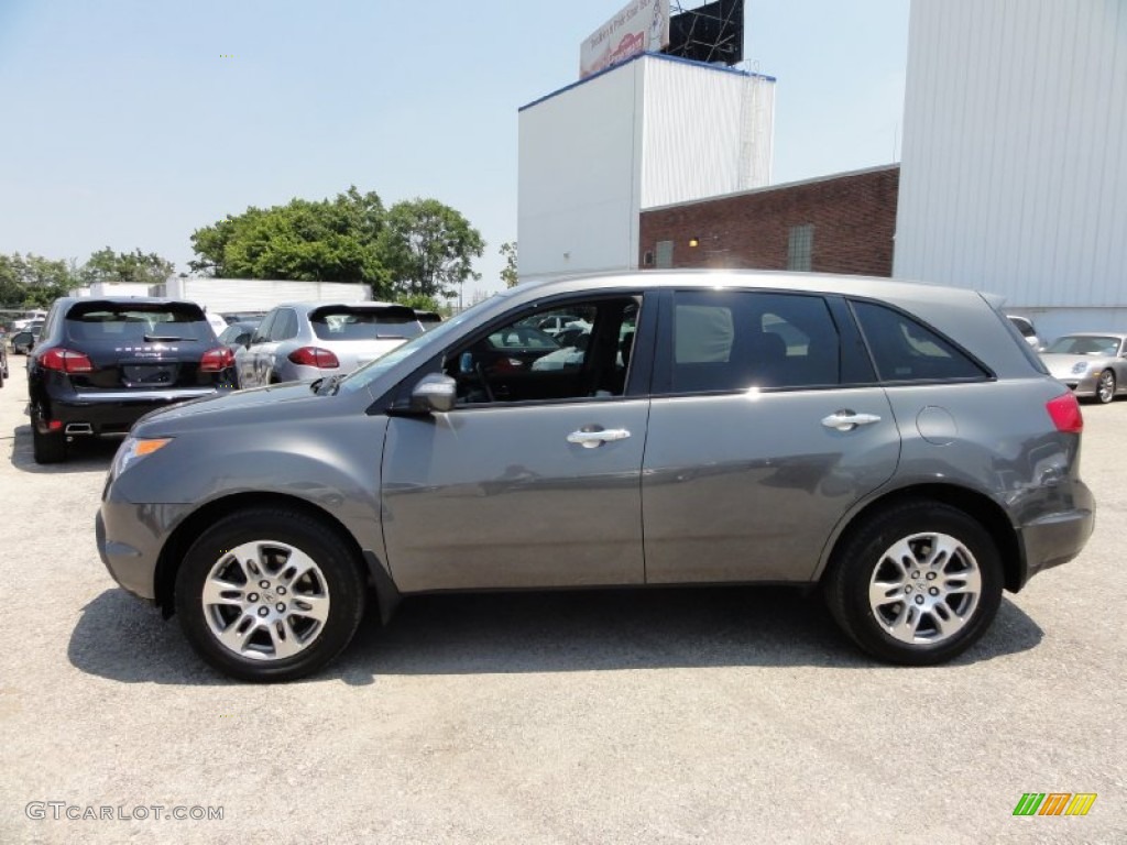 2007 MDX Technology - Nimbus Gray Metallic / Ebony photo #12