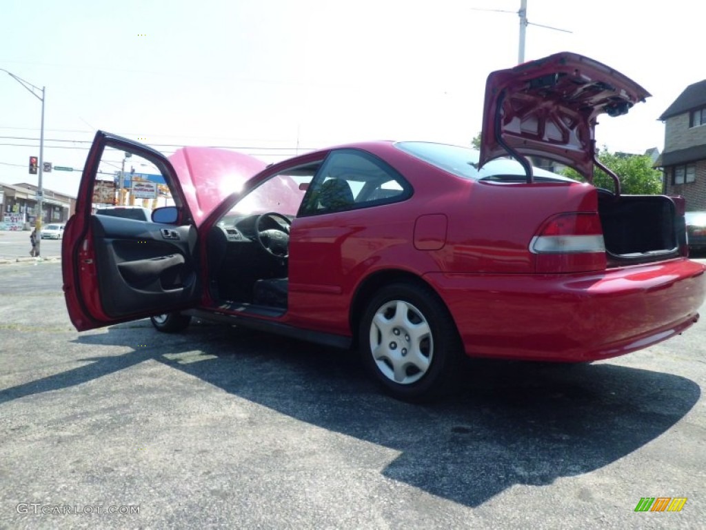 2000 Civic EX Coupe - Milano Red / Dark Gray photo #73