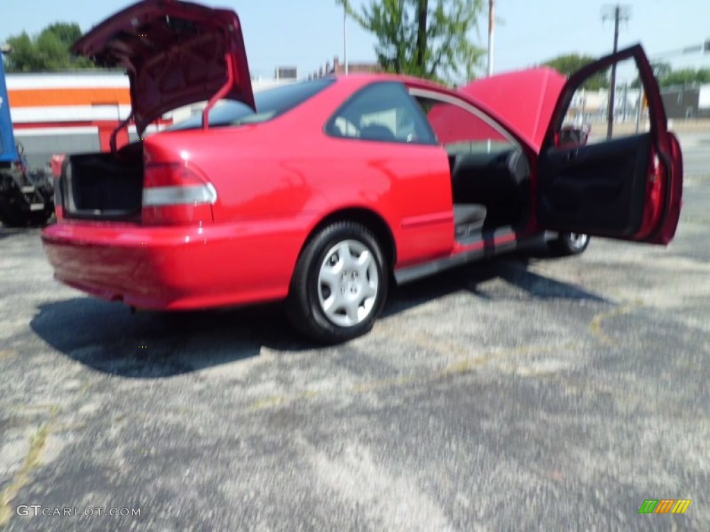 2000 Civic EX Coupe - Milano Red / Dark Gray photo #75