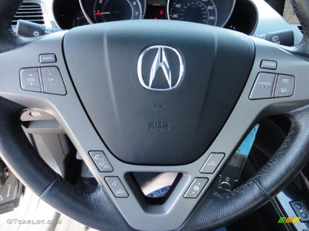 2007 MDX Technology - Nimbus Gray Metallic / Ebony photo #46