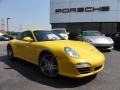 Speed Yellow 2010 Porsche 911 Carrera 4S Coupe