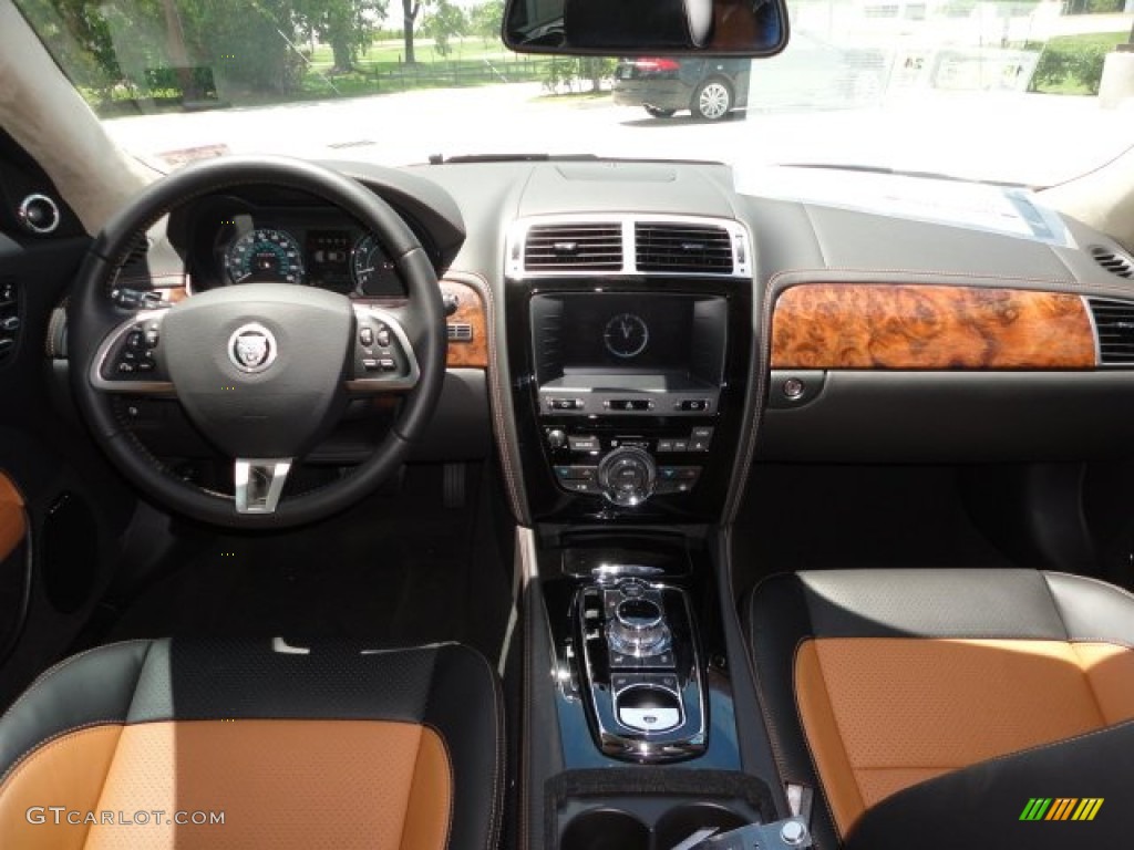 2012 Jaguar XK XK Coupe London Tan/Warm Charcoal Dashboard Photo #66993040
