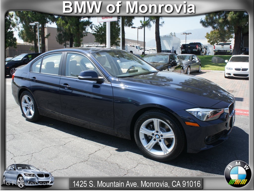 2012 3 Series 328i Sedan - Imperial Blue Metallic / Venetian Beige photo #1