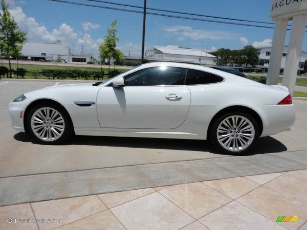 Polaris White 2012 Jaguar XK XK Coupe Exterior Photo #66993067