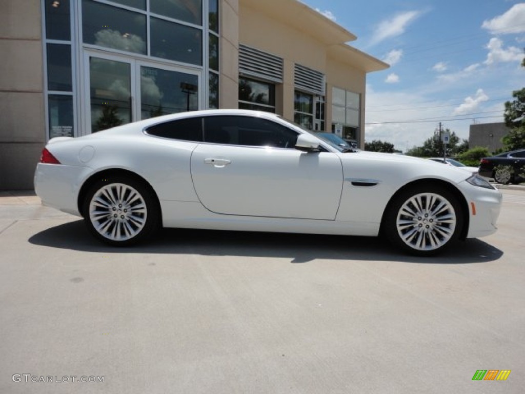 Polaris White 2012 Jaguar XK XK Coupe Exterior Photo #66993091
