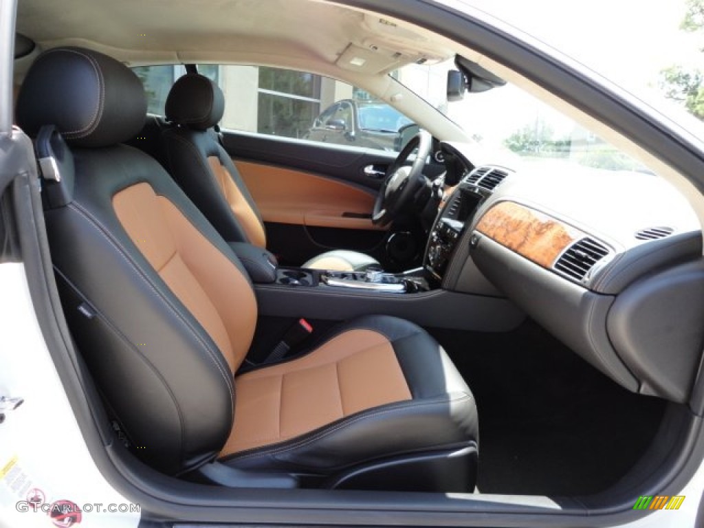 London Tan/Warm Charcoal Interior 2012 Jaguar XK XK Coupe Photo #66993100