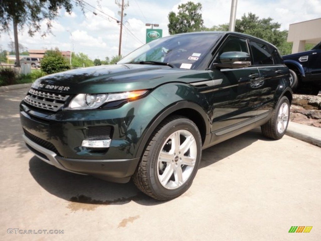 Galway Green Metallic 2012 Land Rover Range Rover Evoque Pure Exterior Photo #66993319