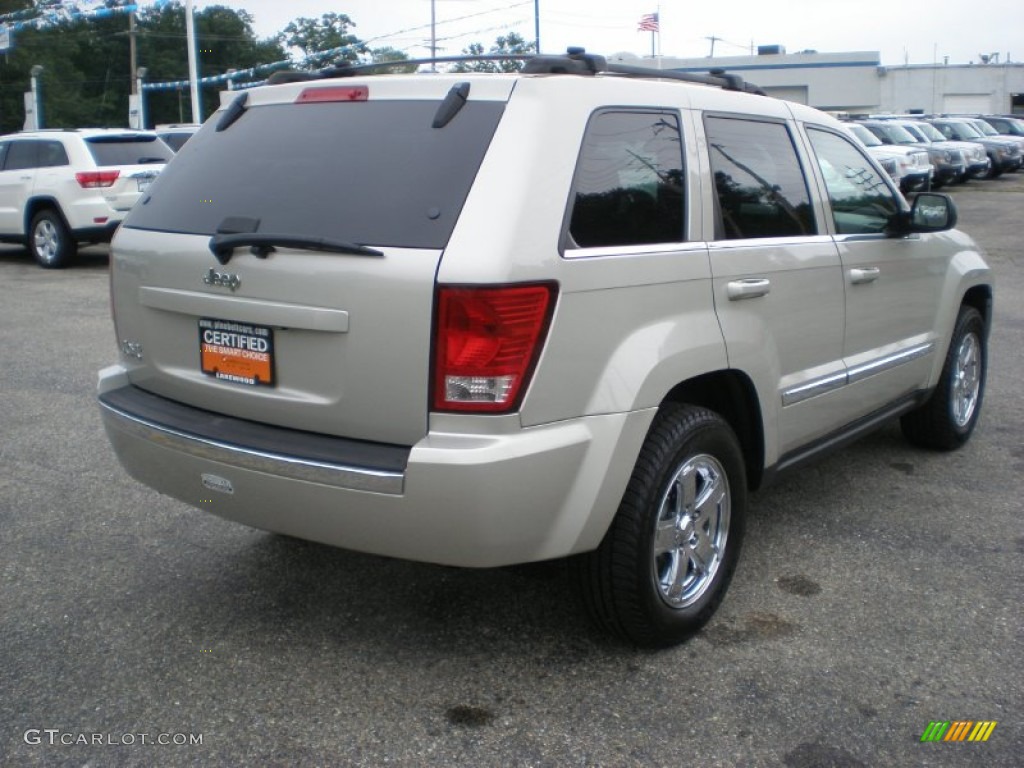 2007 Grand Cherokee Limited 4x4 - Light Graystone Pearl / Dark Khaki/Light Graystone photo #5