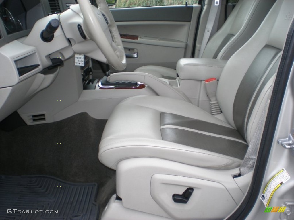2007 Grand Cherokee Limited 4x4 - Light Graystone Pearl / Dark Khaki/Light Graystone photo #13
