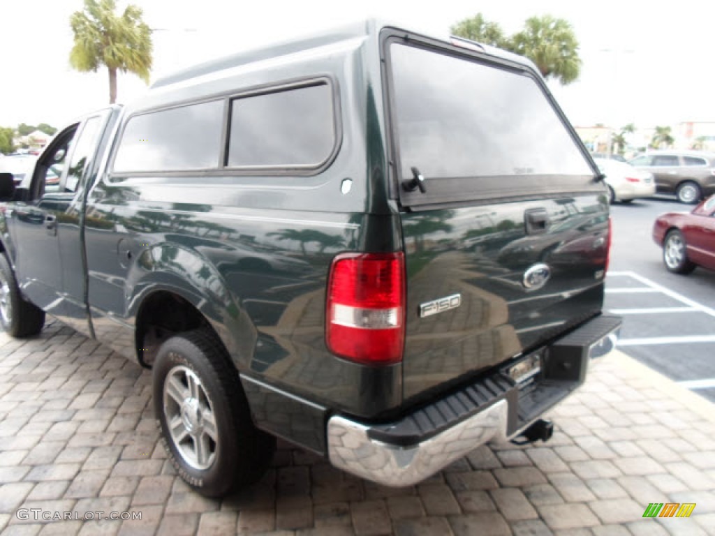 2005 F150 XLT Regular Cab - Aspen Green Metallic / Medium Flint Grey photo #19