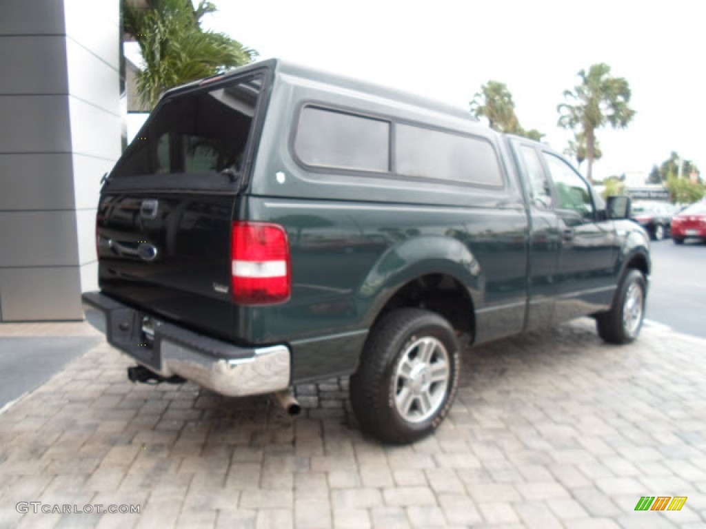 2005 F150 XLT Regular Cab - Aspen Green Metallic / Medium Flint Grey photo #21