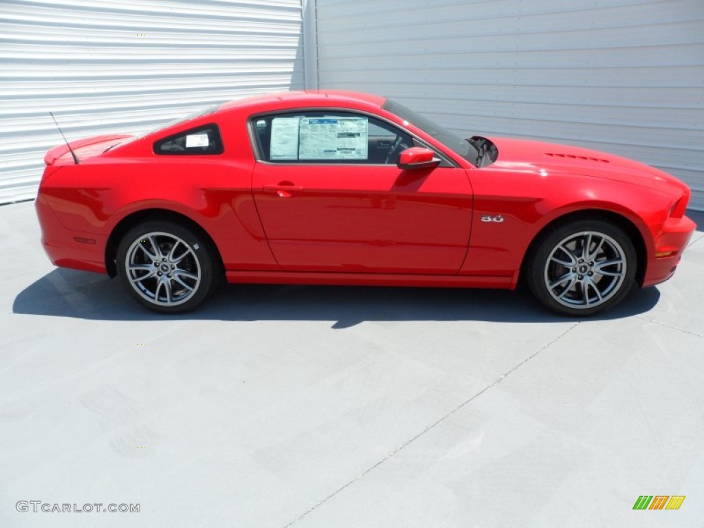 Race Red 2013 Ford Mustang GT Coupe Exterior Photo #66995491