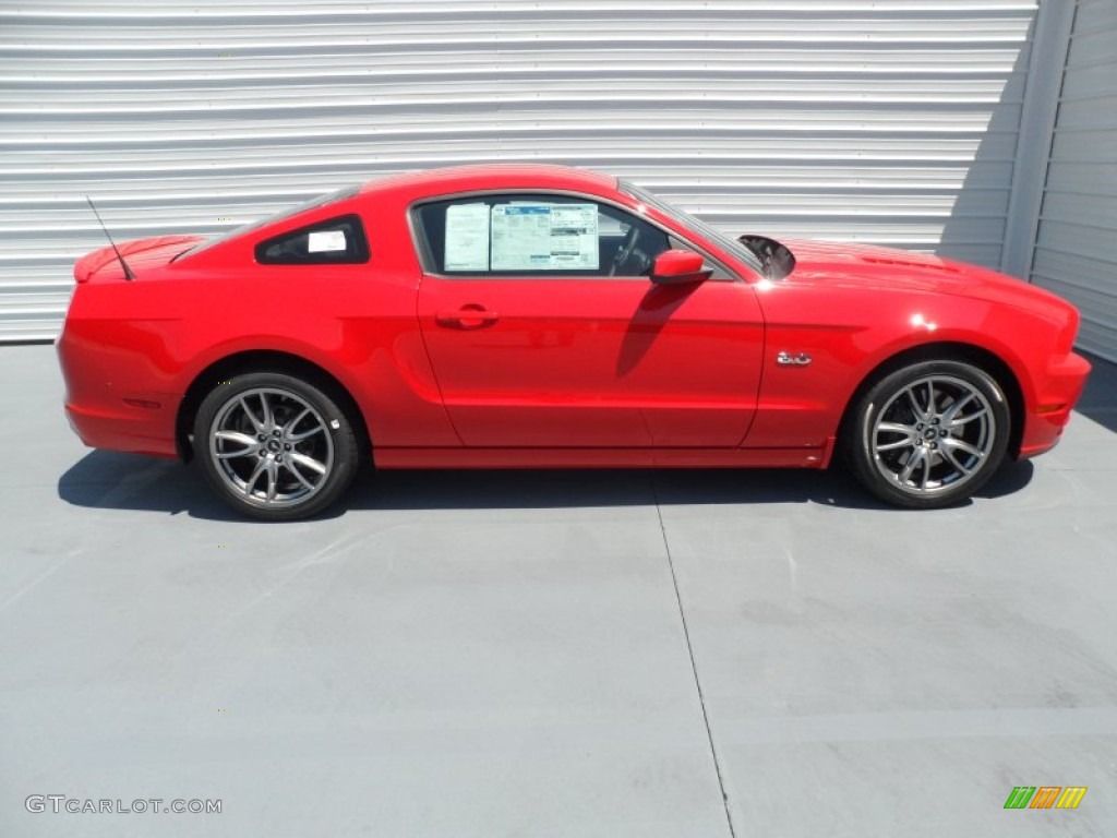 2013 Mustang GT Coupe - Race Red / Charcoal Black photo #3