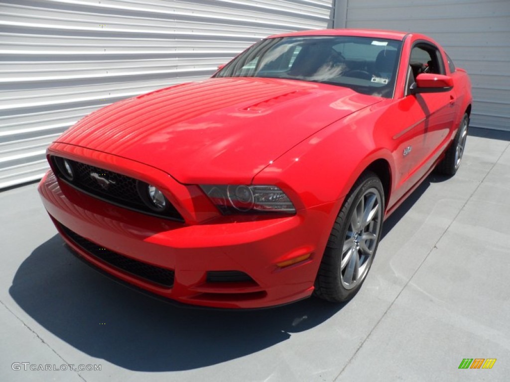 Race Red 2013 Ford Mustang GT Coupe Exterior Photo #66995537