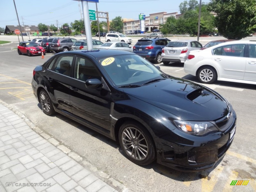 Dark Gray Metallic 2011 Subaru Impreza WRX Sedan Exterior Photo #66997552