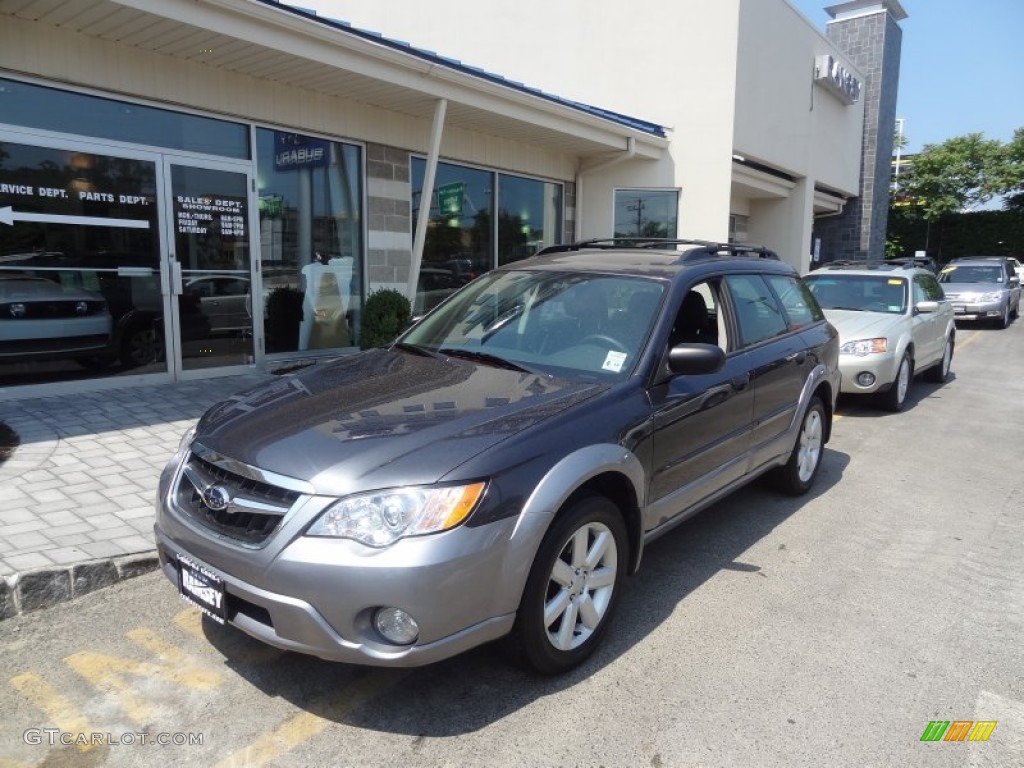 2009 Outback 2.5i Special Edition Wagon - Quartz Silver Metallic / Off Black photo #1