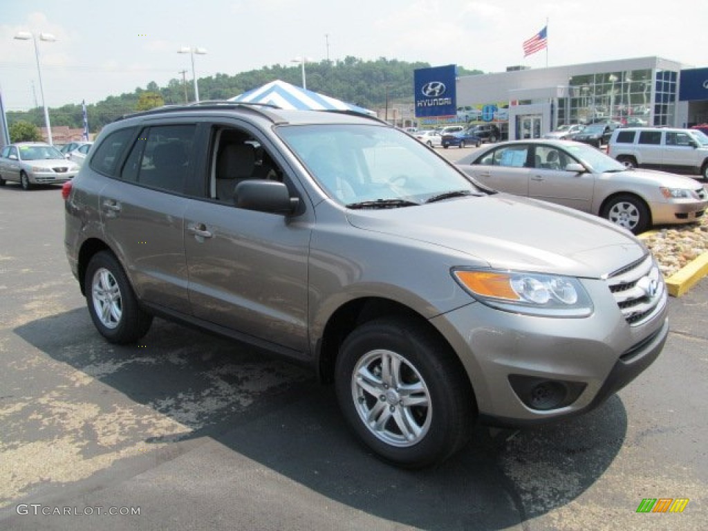 2012 Santa Fe GLS AWD - Mineral Gray / Gray photo #1