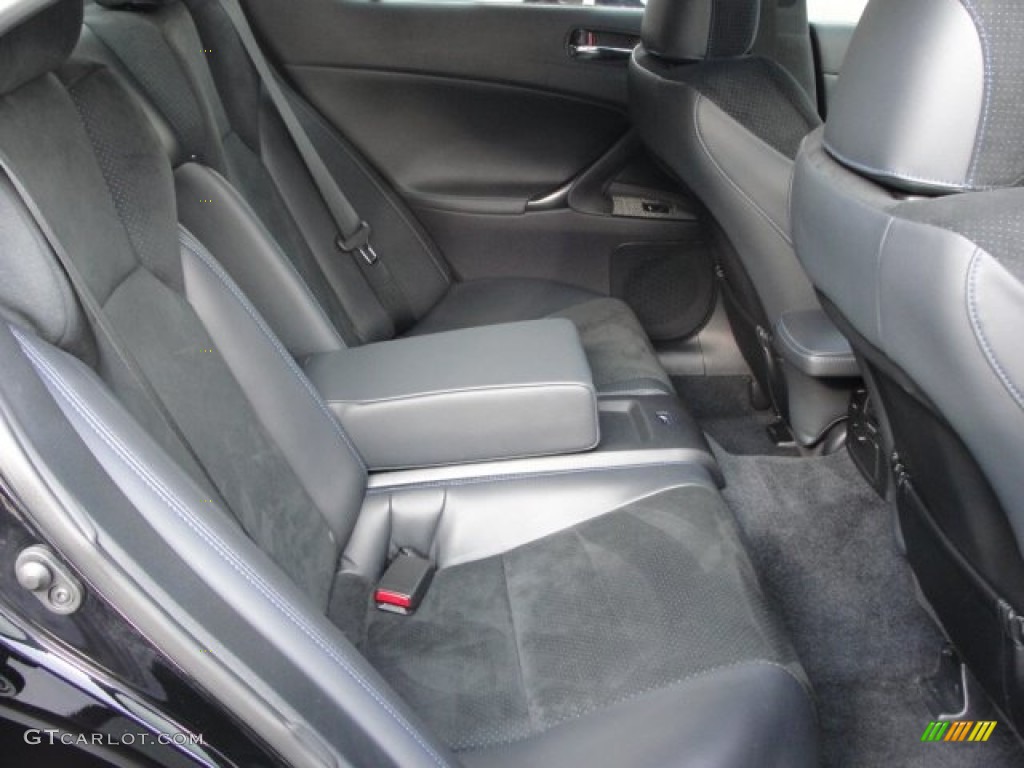 2011 Lexus IS F Rear Seat Photo #66998155