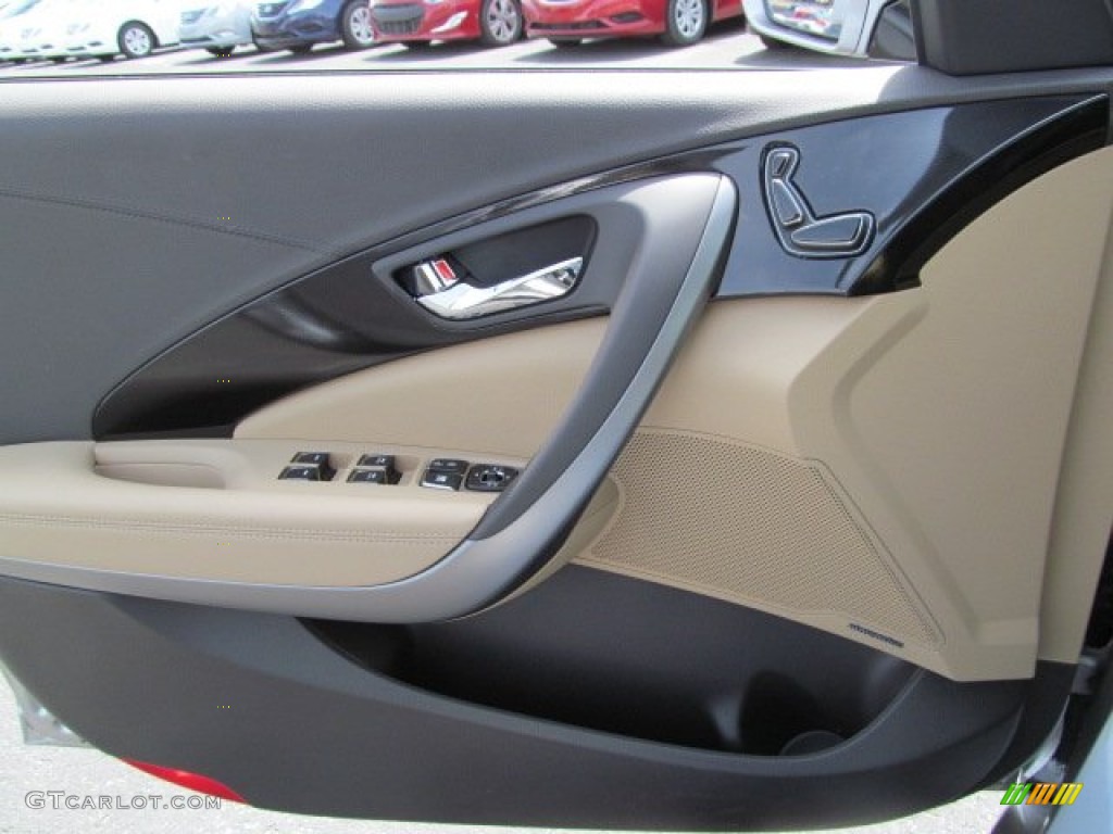 2012 Hyundai Azera Standard Azera Model Camel Door Panel Photo #66998239