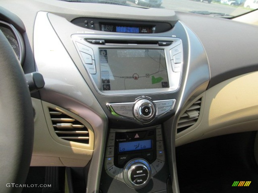 2013 Elantra Limited - Red Allure / Beige photo #7