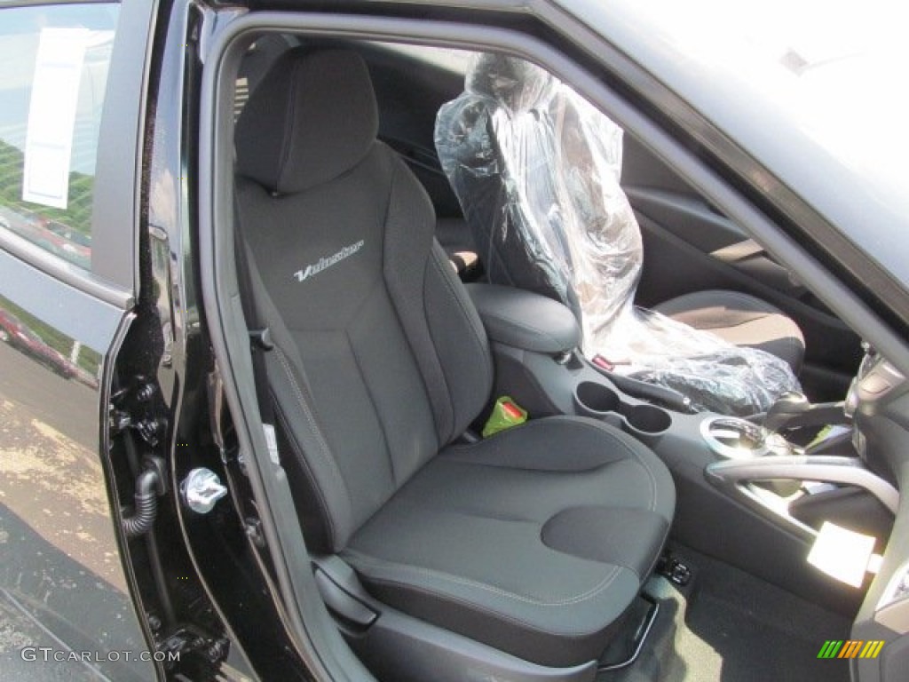 Black Interior 2012 Hyundai Veloster Standard Veloster Model Photo #66998736