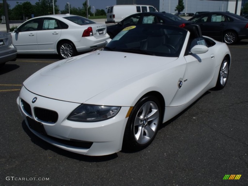 2006 Z4 3.0i Roadster - Alpine White / Black photo #7