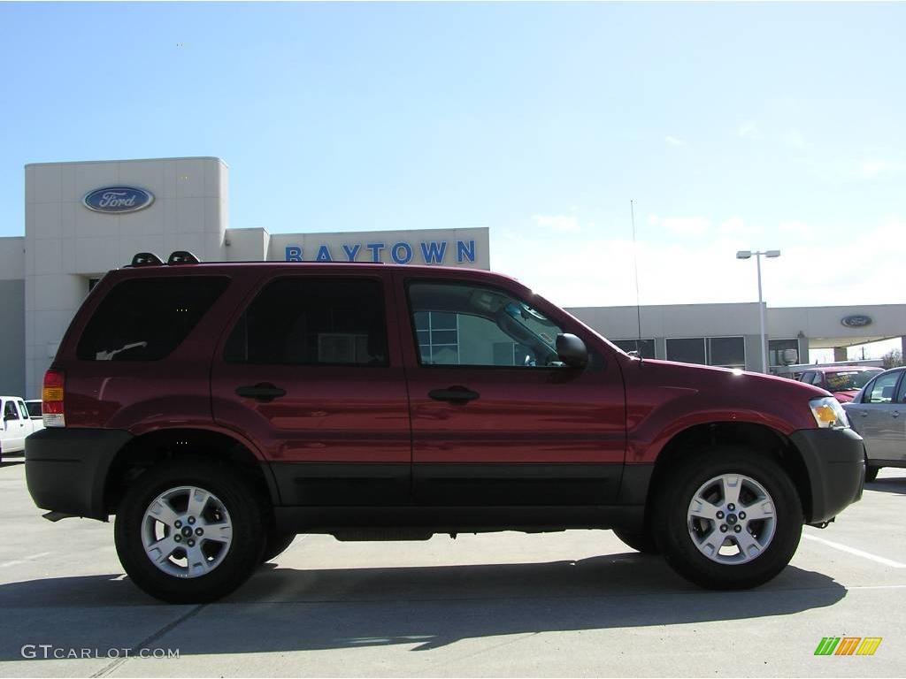 2006 Escape XLT V6 - Redfire Metallic / Medium/Dark Flint photo #6