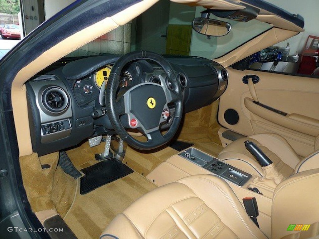 Beige Interior 2006 Ferrari F430 Spider F1 Photo #67000561