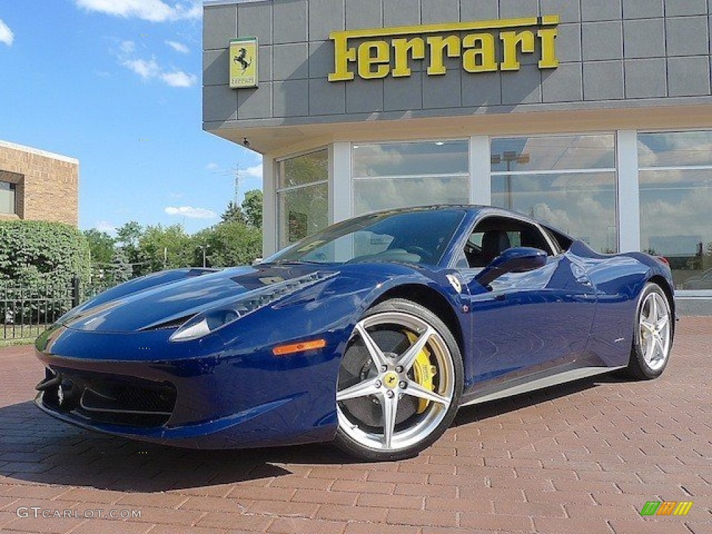 2010 458 Italia - Blue Scozia (Dark Blue) / Nero photo #1