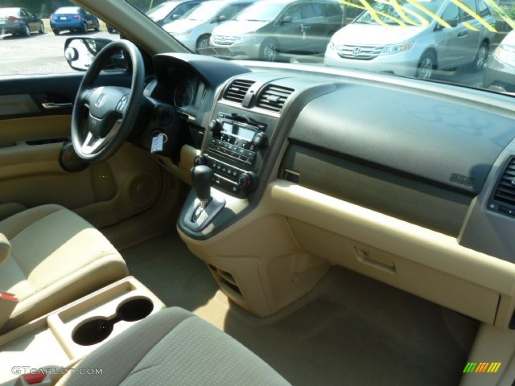 2009 CR-V EX 4WD - Crystal Black Pearl / Ivory photo #12