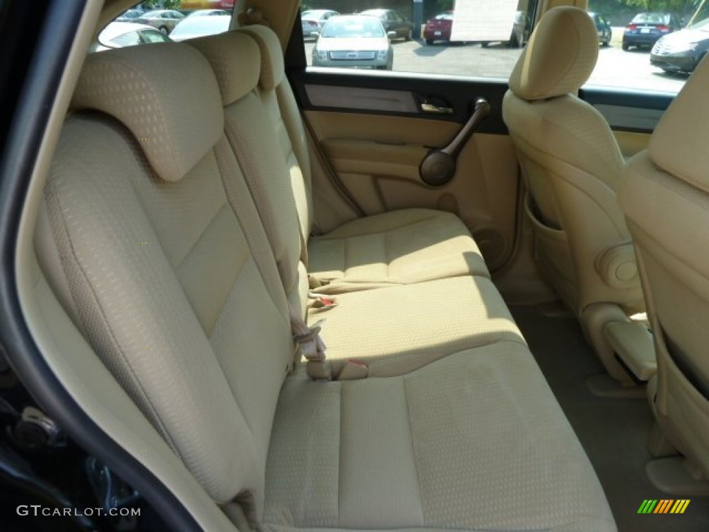 2009 CR-V EX 4WD - Crystal Black Pearl / Ivory photo #14